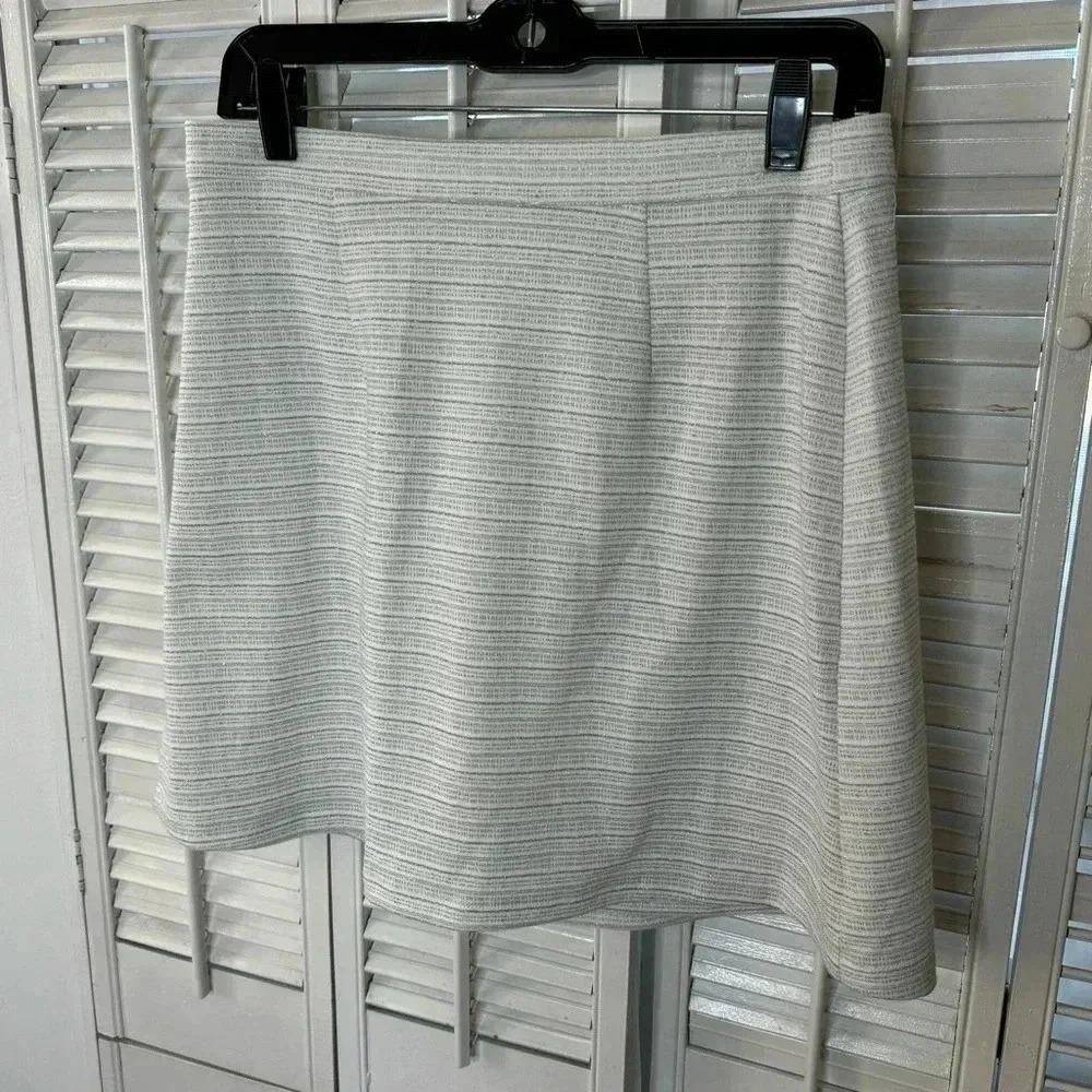 Wrap skirt white and silver - Picture 3 of 4